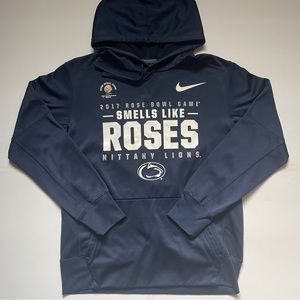 Penn State Nittany Lions Nike Rose Bowl 
Game Athletic Workout Hoodie Medium